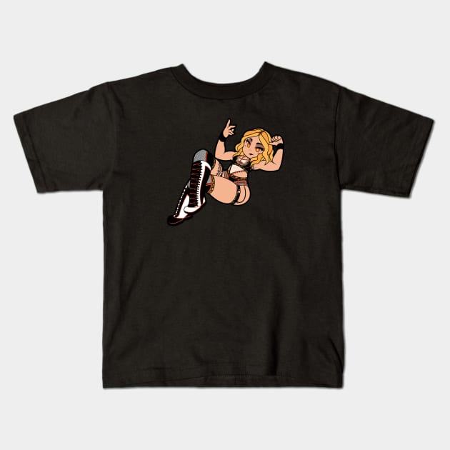 Hater Wrestler Kids T-Shirt by TheDinoChamp